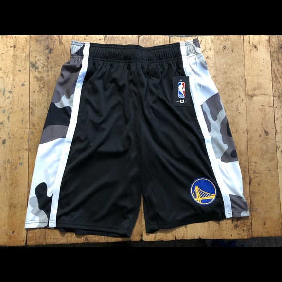 Golden State Warriors Shorts NBA Camo NWT